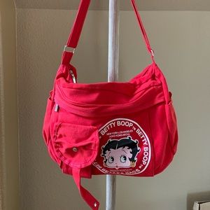Betty Boop Red Crossbody Bag